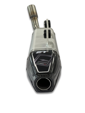 Sherco 300 SE Factory [2025-2027] - Carby Schalldämpfer weisses Aluminium/Karbon-Endkappe