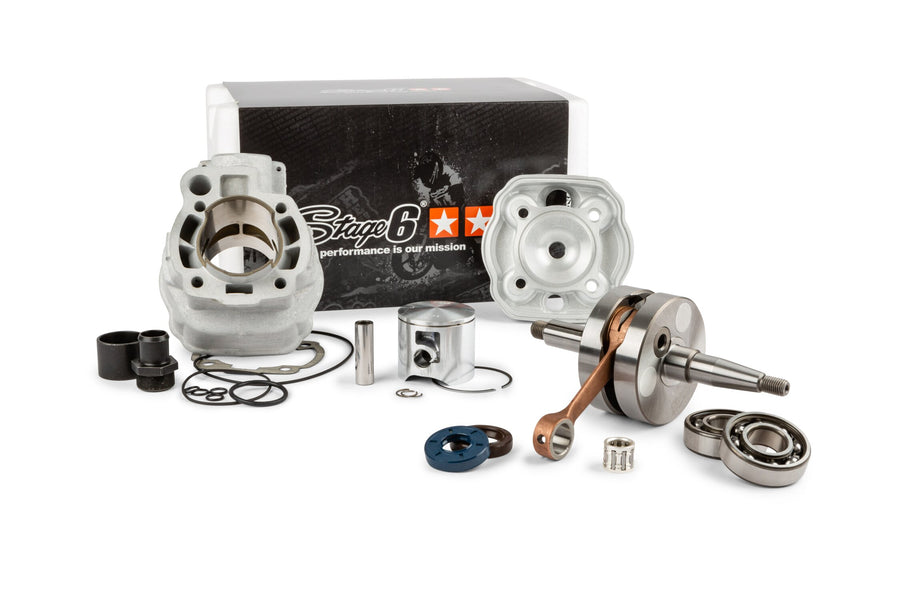 Fantic XE 50 2T - Motorpack Zylinder Auspuff Big Racing 77ccm