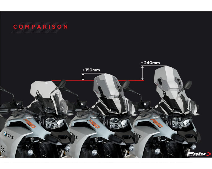 BMW F 750 GS [2024] – Justerbar forrude – Tonet