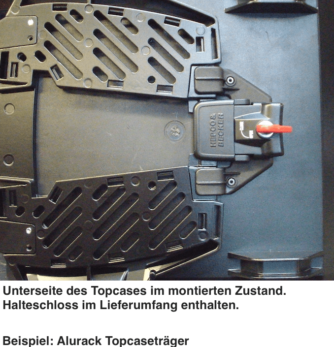 Topcase [Hepco & Becker] - Alu Xplorer 45 – für Topcaseträger
