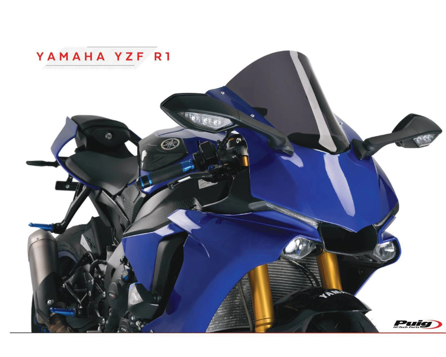 KAWASAKI ZX-10RR NINJA PERFORMANCE [2018] – R-Racer skærm – stærkt tonet