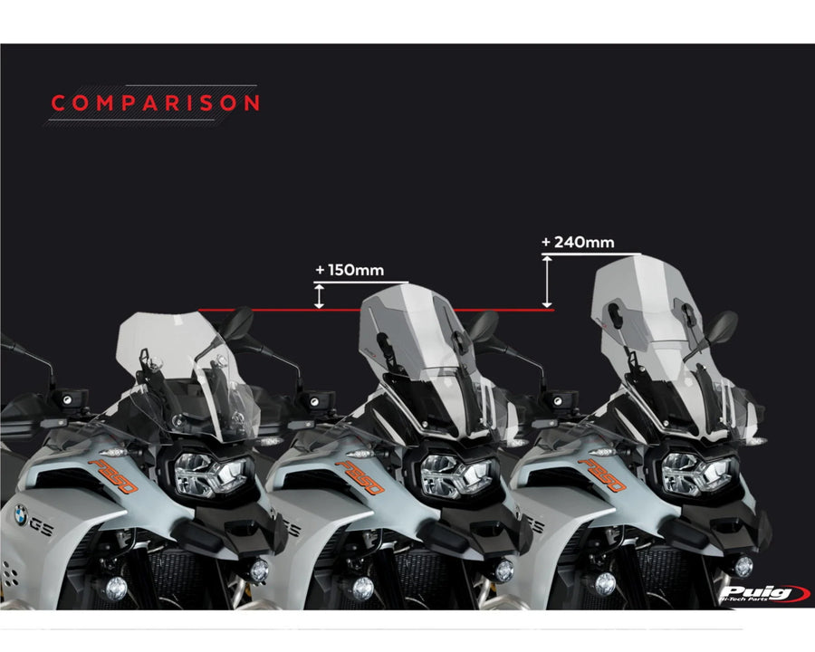 BMW F 750 GS [2024] – Justerbar forrude – kraftigt tonet