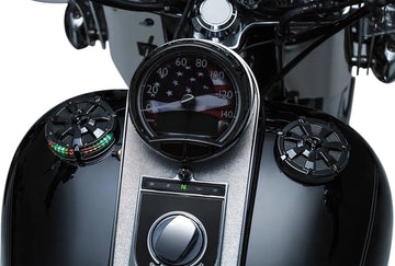 Harley-Davidson Sportster S [Kuryakyn]- Ally Cat LED LED brændstof og batteri display - 0