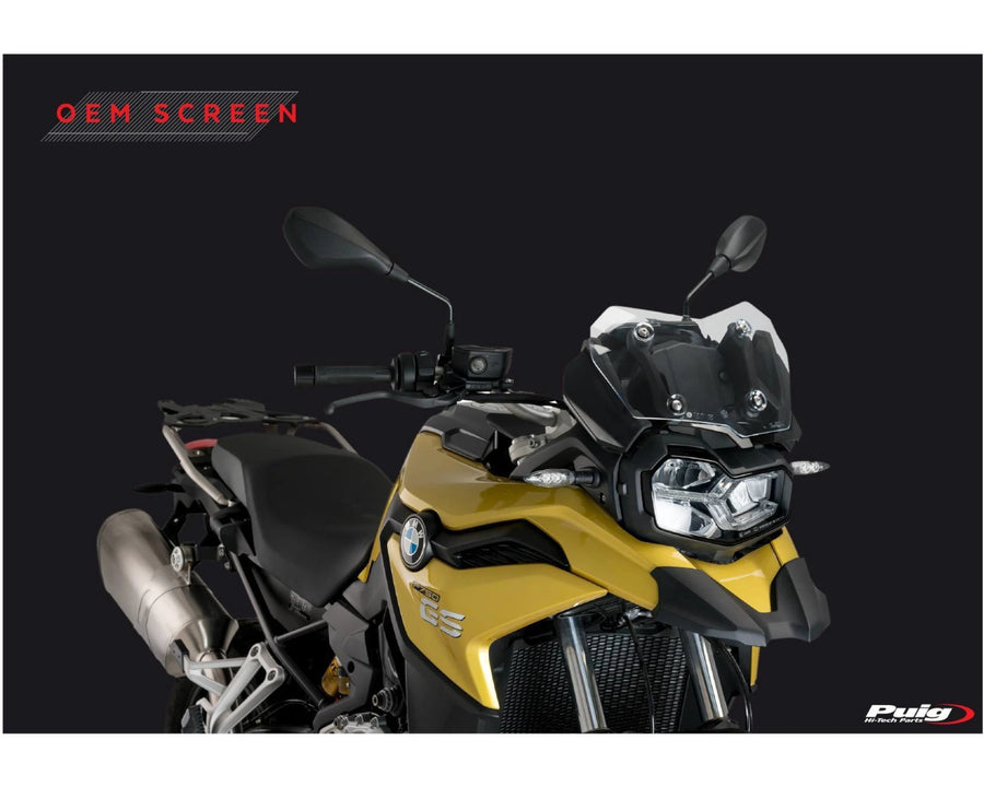 BMW F 800 GS [2025] – Justerbar skærm – Gennemsigtig
