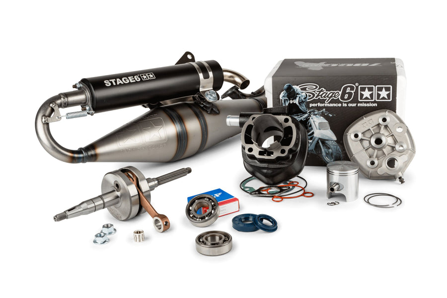 MBK Nitro Naked 50 2T LC [–2012] - Motorpack Streetrace 70ccm Grauguss