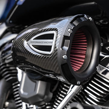 harley davidson touring [PERFORMANCE MACHINE (PM)] - C4 Series kulfiber luftfiltersæt
