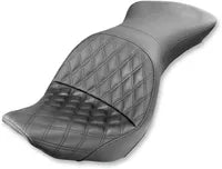 Harley Davidson Fxst [SADDLEMEN] – Explorer-sæde med diamantquiltning