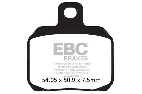 aprilia st 125 [EBC] – Halvsintrede Vee bremseklodser