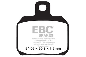 Kawasaki Ninja 650 [EBC] -Half-sorterede Vee Brake Pads