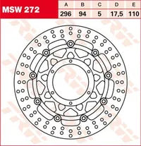 Honda Cbf 1000 F ABS Sc64 [2010, 2014, 2016] - Flame Series Schwimmende Bremsscheibe – Bild 7