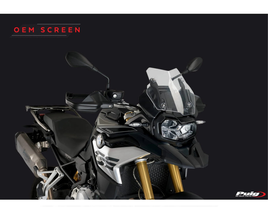 BMW F 750 GS [2024] – Justerbar skærm – Gennemsigtig