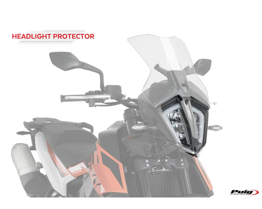 KTM 390 ADVENTURE SW [2024] – Forlygtebeskyttelse – Gennemsigtig