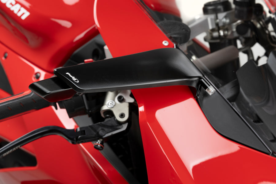 DUCATI PANIGALE V2 [2024] – Bakspejl Aileron – Sort