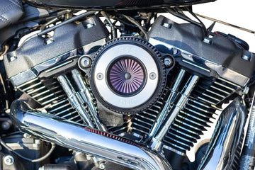 Harley-Davidson FLHTCUTG 1868 Tri Glide Ultra 114 [2023] - Air Stinger Stealth Luftfiltersatz – Oberfläche: Schwarz, Verchromt – Bild 2
