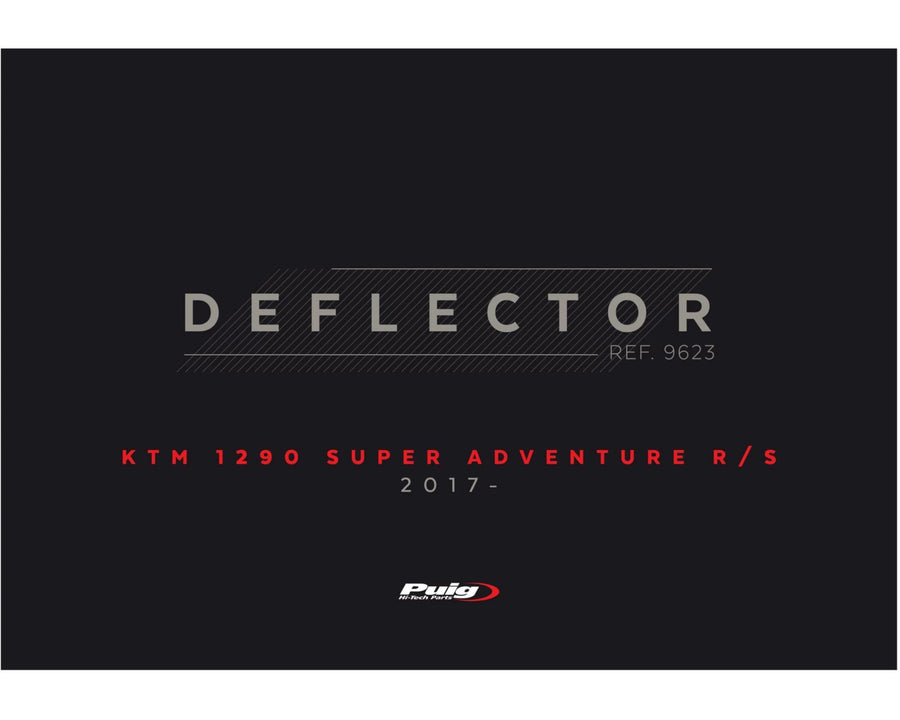 KTM 1290 SUPER ADVENTURE T [2023] – Øvre deflektor – Gennemsigtig