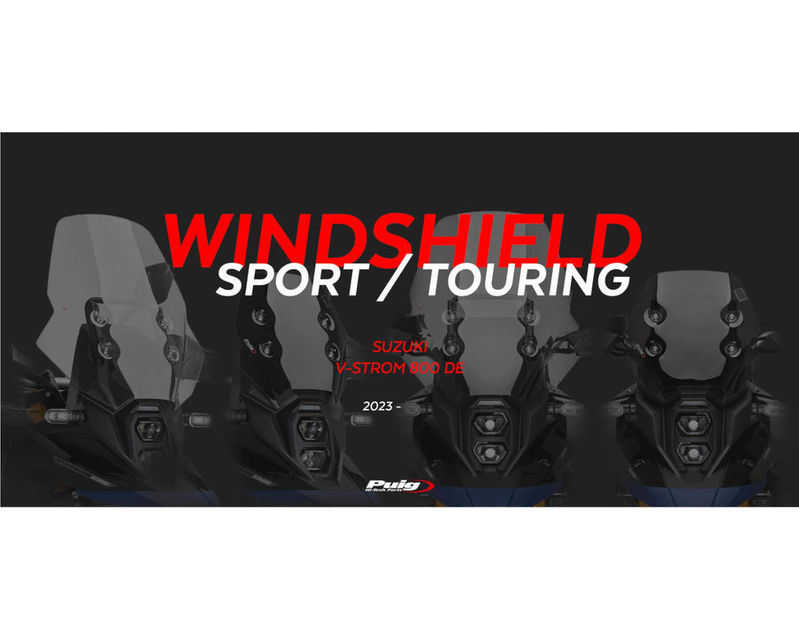 SUZUKI DL 800 V-STROM [2025] – Touring Screen – Gennemsigtig