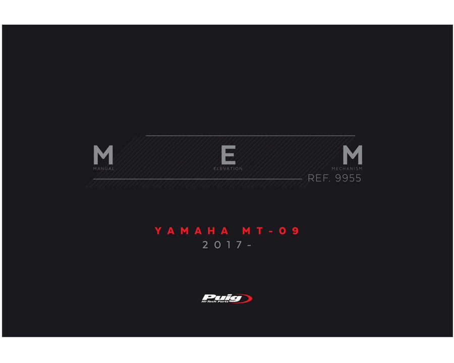 YAMAHA MT-09 SP [2020] – M.E.M. – Sort
