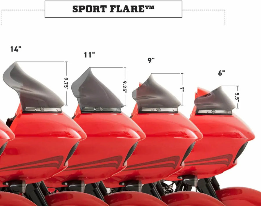 harley davidson fltruse [KLOCK WERKS] – Sport Flare™ forrude