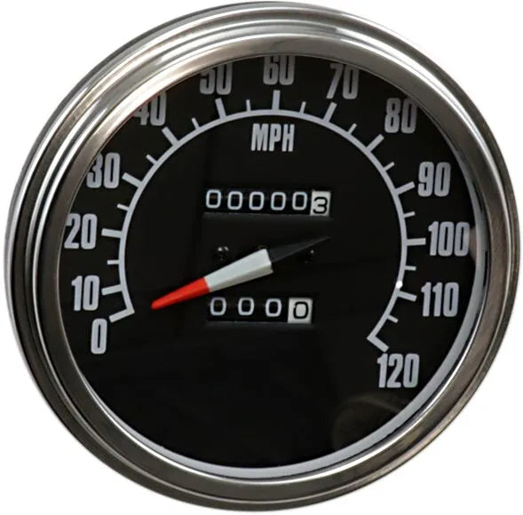 harley davidson fxsts [DRAG SPECIALTIES] – 5" FL-Style 2240:60 speedometer med reed-kontakt