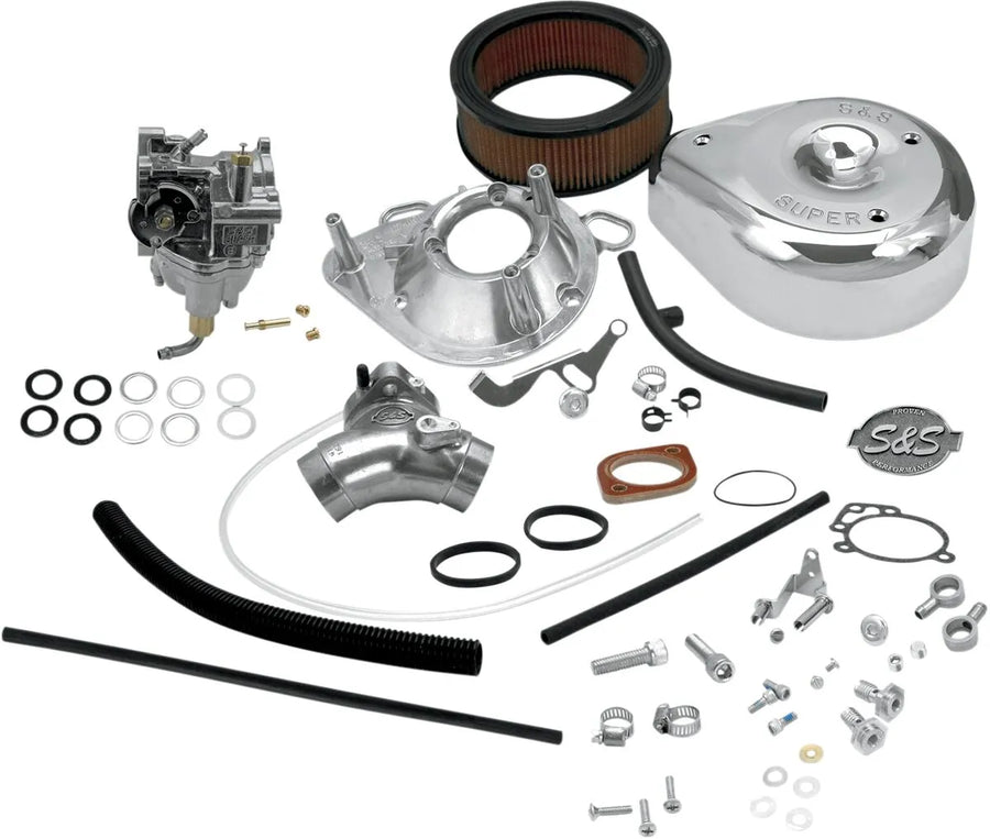 Harley-Davidson FXR3 1340 Super Glide Screamin Eagle [1999] - Super E Vergaser-Kit mit Ansaugstutzen – Bild 1
