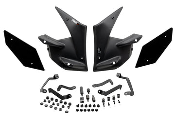 KAWASAKI Z650 [2020] - Downforce Naked Spoiler Wings | Sort | PUIG 20328N