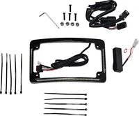 Harley Davidson Flhx [CUSTOM DYNAMICS] – LED Radius nummerpladeramme