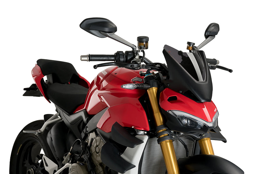 DUCATI STREETFIGHTER V4S [2024] - Ny generation af sportsforrude | Stærkt tonet | PUIG 20467F