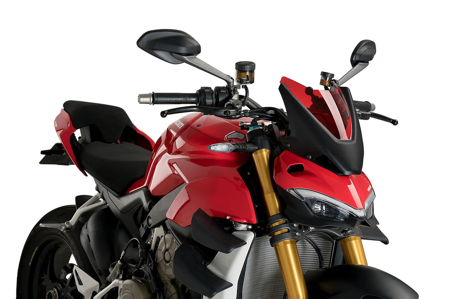 DUCATI STREETFIGHTER V4S [2024] - Ny generation af sportsforrude | Rød | PUIG 20467R