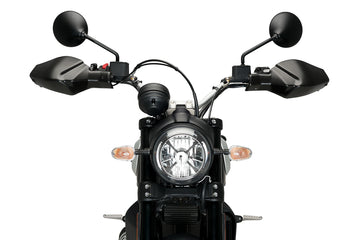 DUCATI SCRAMBLER ICON/FULD GAS - Håndbeskyttere | Mat sort | PUIG 20509J