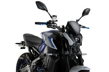 TRIUMPH BONNEVILLE T 120 BLACK [2025] - Ny generation Sport Plus forrude | Carbon look | PUIG 20643C