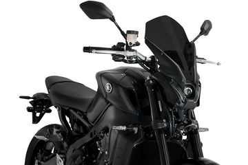 YAMAHA MT-09 SP [2023] - New Generation Touring Windscreen | Stærkt tonet | PUIG 20645F