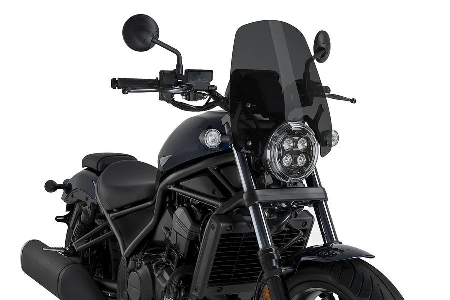 HONDA CMX 1100 REBEL DCT [2025] - PUIG New Generation Touring Windscreen | Stærkt tonet | PUIG 20820F