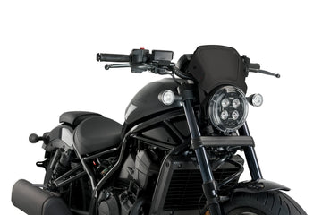 HONDA CMX 1100 REBEL DCT [2025] – ALU frontplade – sort - 0