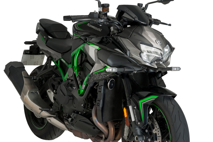KAWASAKI Z H2 [2025] – Sidespoiler med nøgen kåbe forrude