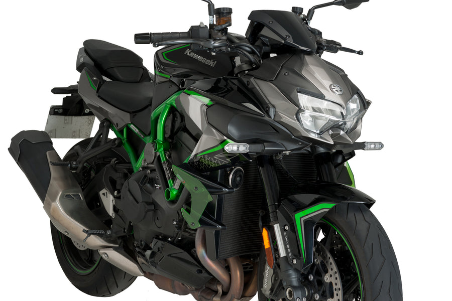 KAWASAKI Z H2 [2025] – Sidespoiler med nøgen kåbe forrude
