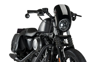 HARLEY-DAVIDSON SPORTSTER 883 IRON XL883N [2022] - Anarchy Lampenverkleidung | Schwarz | PUIG 21083N