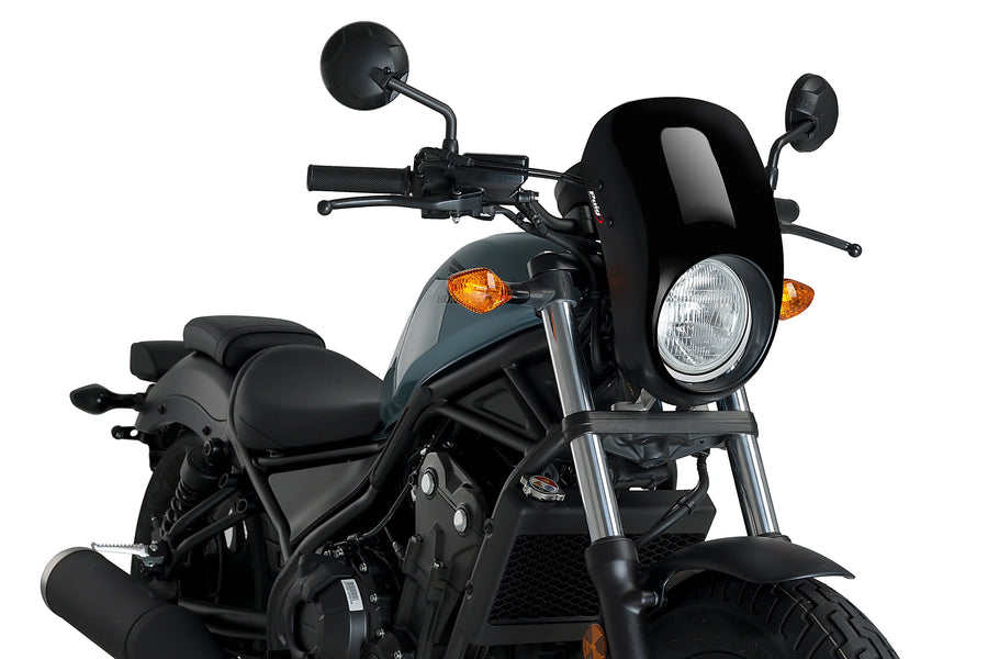 HONDA CMX 500 REBEL [2019] - PUIG Anarchy lampedæksel | Sort | PUIG 21086N
