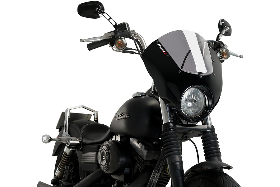 HARLEY-DAVIDSON DYNA STREET BOB FXDB-I [2006] - Dark Night Half Fairing | Tonet | PUIG 21095H