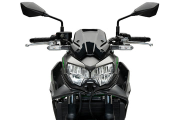 KAWASAKI Z650 2020-2022 - PUIG Nøgen frontspoiler | Carbon look | PUIG 21134C