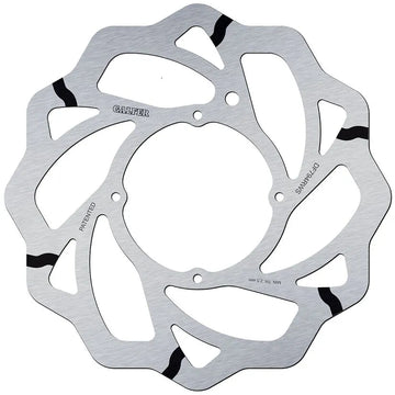 KTM SX 85 19/16 [2015-2017, 2020, 2022-2024] - BREMSESKIVE FAST BØLGE RILLET OVERSIZE – Billede 1