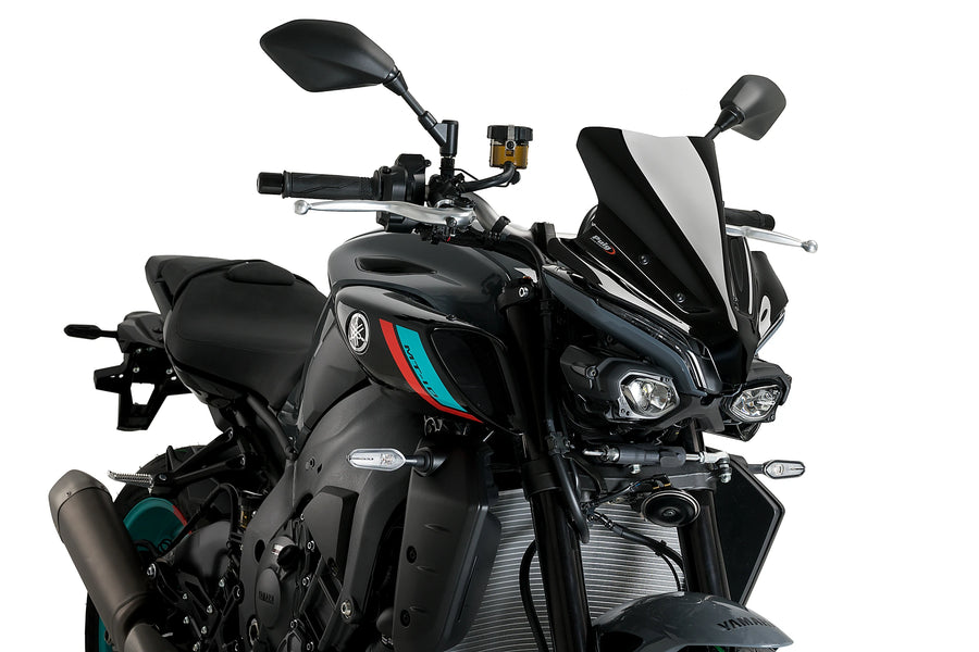 YAMAHA MT-10 SP [2025] - Ny generation af sportsforrude | Sort | PUIG 21361N