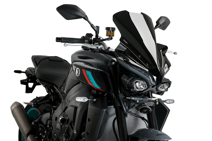 YAMAHA MT-10 SP [2025] - New Generation Touring Screen | Sort | PUIG 21362N