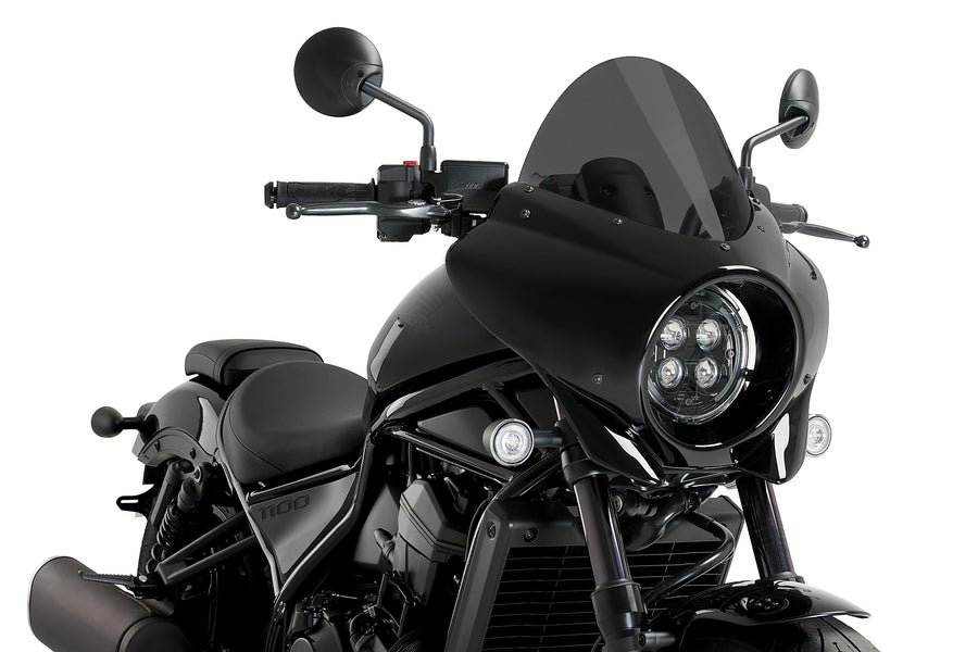 HONDA CMX 1100 REBEL DCT [2025] - Mirage Touring halvskalskappe | Stærkt tonet | PUIG 21461F