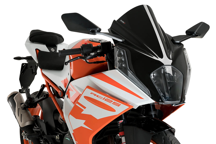 KTM RC 390 [2025] - PUIG Z-Racing skærm | Sort | PUIG 21476N