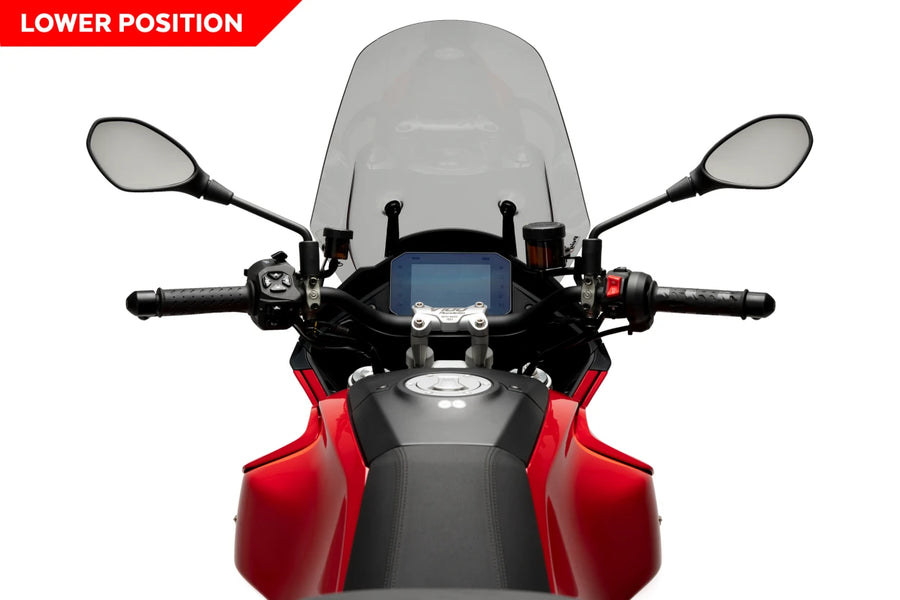 MOTO GUZZI V 100 MANDELLO S [2025] – Touring Screen – Gennemsigtig