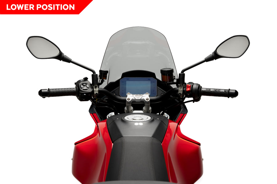 MOTO GUZZI V 100 MANDELLO S [2025] – Touring Screen – Gennemsigtig