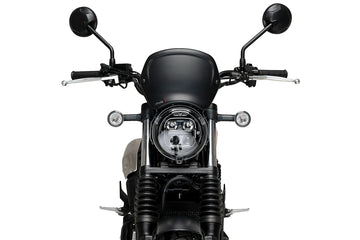 HONDA CL 500 [2025] - PUIG frontpanel lavet af ABS | Mat sort | PUIG 21635J