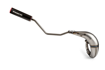 Beta RR Enduro 50 2T - Udstødning Streetrace High Mount CNC rød sort