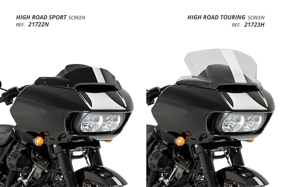 HARLEY DAVIDSON SOFTAIL LOW RIDER EL DIABLO FXRST [2022] - High-Road Touring Screen | Ryd | PUIG 21723W