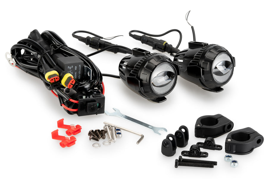 VOGE 500R [2025] – Ekstra forlygter Beam 3.0 – Sort